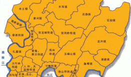 重庆两江新区区域划分图（两江新区范围地图）
