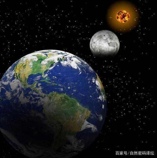 地球月球太阳三维动画