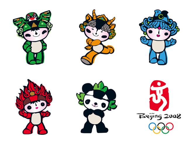 奥运会的5个吉祥物